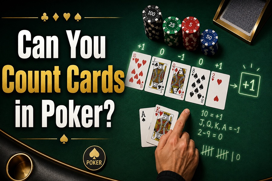 can you count cards in poker
