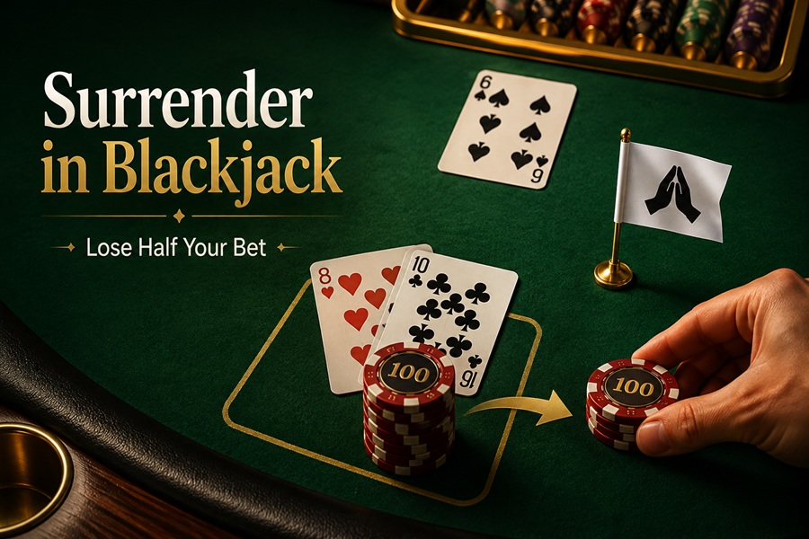 what is surrender in blackjack
